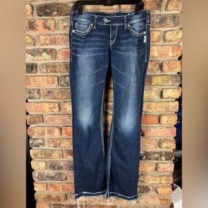 Silver Jeans Tuesday Womens 29x33 Blue Boot Denim Pants‎ Low Rise